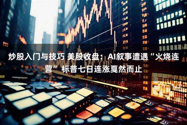 炒股入门与技巧 美股收盘：AI叙事遭遇“火烧连营” 标普七日连涨戛然而止